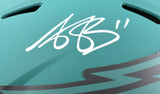AJ Brown Autographed Eagles F/S Rave Speed Authentic Helmet Beckett W Hologram