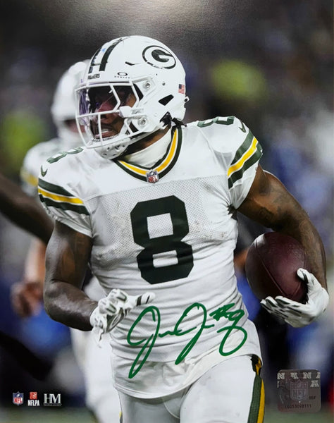 JOSH JACOBS - Green Bay Packers NFL - Signed 8x10 Photo #1 AUTO