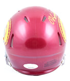 O.J. Simpson Autographed USC Speed Mini Helmet w/Heisman 68- JSA W *Yellow