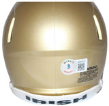 Lou Holtz Autographed/Signed Notre Dame Mini Helmet Beckett 40609