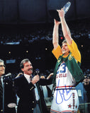 Tom Chambers Autographed Signed 8x10 Photo Seattle Supersonics MCS Holo #87414