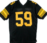 Jack Ham Autographed Black w/Yellow Pro Style Jersey w/ HOF-Beckett W Hologram