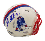 Rob Gronkowski Signed New England Patriots Speed Retro NFL Mini Helmet