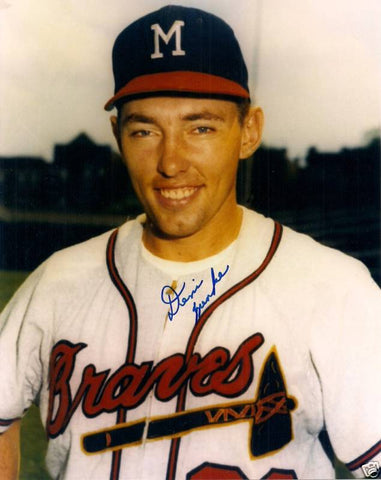 62-65 Milwaukee Braves DENNIS MENKE Signed 8x10 Photo #1 AUTO