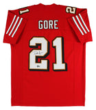 Frank Gore Signed San Francisco 49ers Jersey (Beckett) 5xPro Bowl R.B.