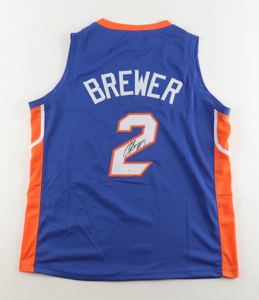 Corey Brewer Signed Florida Gators Jersey (JSA COA) 2007 1st Rnd Pk Timberwolves