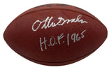 Otto Graham HOF Signed Official Wilson NFL Football Browns JSA 214096
