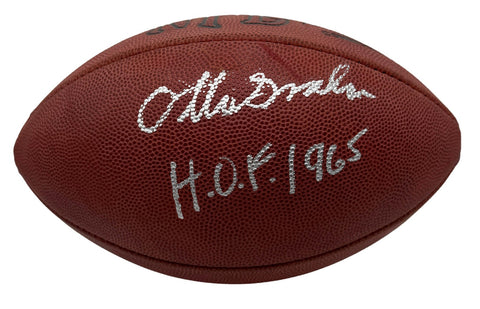 Otto Graham HOF Signed Official Wilson NFL Football Browns JSA 214096