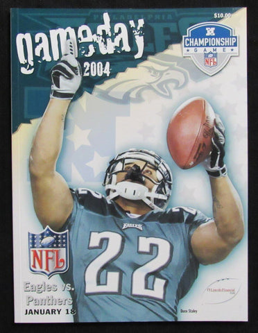 2003 NFC Championship Football Game Program Eagles vs. Panthers 182828