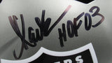 Marcus Allen HOF Signed Raiders Flash Full Size Replica Helmet Beckett 167555