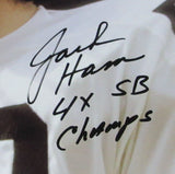 Jack Ham HOF Steelers Signed/Inscribed 16x20 Photo Framed PSA/DNA 166785