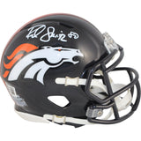 Rod Smith Autographed Denver Broncos TB 97-23 Mini Helmet Beckett Witness 49808