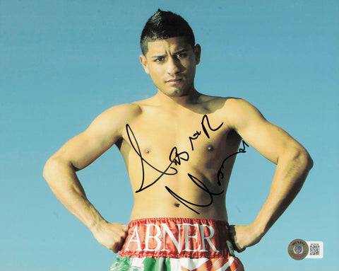 Abner Mares Autographed Signed 8x10 Photo Beckett BAS QR #BH21188
