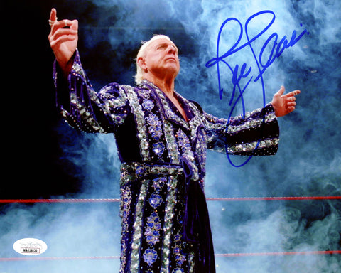 RIC FLAIR AUTOGRAPHED SIGNED 8X10 PHOTO JSA STOCK #203568