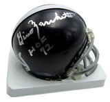 Gino Marchetti HOF Signed/Inscribed Colts Mini Football Helmet JSA 213509