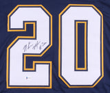 Natrone Means Signed San Diego Chargers Jersey (Beckett COA) 1994 Pro Bowl R.B.