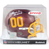 Joe Theismann Autographed Washington Football Team Mini Helmet MVP Beckett 51494