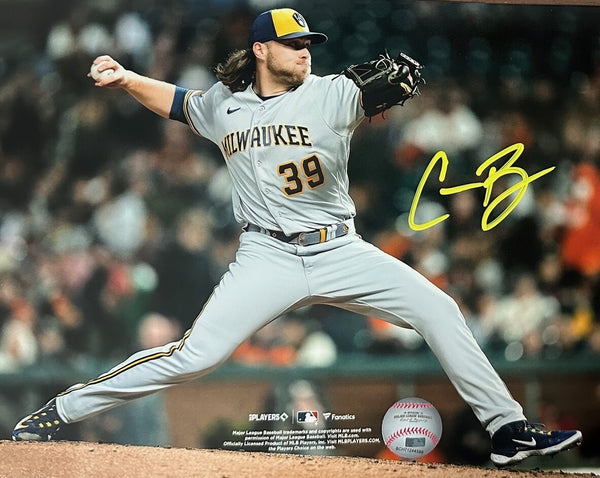 Brewers Cy Young Pitcher CORBIN BURNES Signed 8x10 Photo #25 AUTO ~ SALE!!!