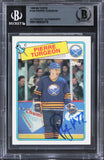 Sabres Pierre Turgeon Authentic Signed 1988 Topps #194 Card BAS Slabbed