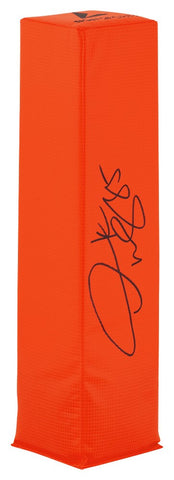 Derrick Mason Signed BSN Orange Football Endzone Pylon - (SCHWARTZ COA)