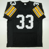 Autographed/Signed MERRIL HOGE Pittsburgh Black Football Jersey JSA COA Auto