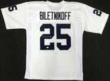 OAKLAND RAIDERS FRED BILETNIKOFF AUTOGRAPHED WHITE JERSEY BECKETT BAS 185819