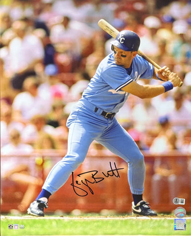 KC Royals HOF'er GEORGE BRETT Signed 16x20 AUTO Photo #1 AUTO - BAS