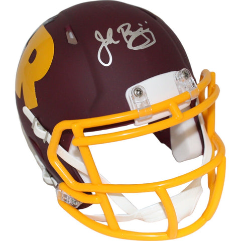 John Riggins Signed Washington Redskins AMP Mini Helmet Beckett 43019