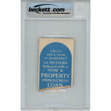 OJ Simpson Autographed Buffalo Bills 10/29/73 Ticket Stub 2003 yds Beckett 48155