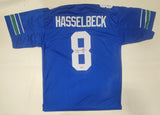 MATT HASSELBECK SIGNED AUTOGRAPHED PRO STYLE CUSTOM XL JERSEY BECKETT QR