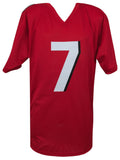 Bijan Robinson (FALCONS) Signed Red Custom Football Jersey - (Beckett COA)