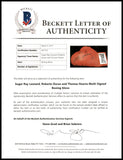 Boxing Greats Autographed Boxing Glove 3 Sig Leonard Hearns Duran Beckett A01372