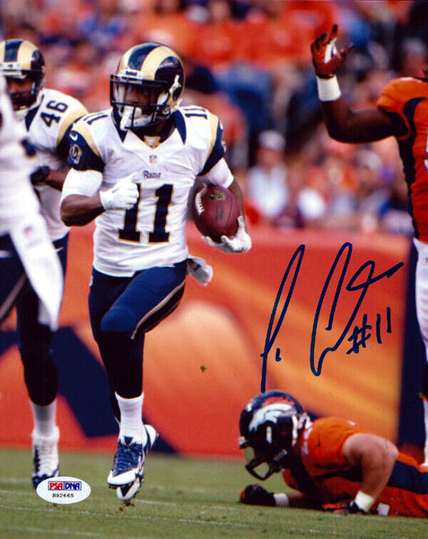 TAVON AUSTIN AUTOGRAPHED SIGNED 8X10 PHOTO LOS ANGELES RAMS PSA/DNA STOCK #74216
