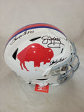 KELLY/THOMAS/REED TRIPS SIGNED BUFFALO BILLS CLASSIC SPEEDFLEX HELMET BECKETT