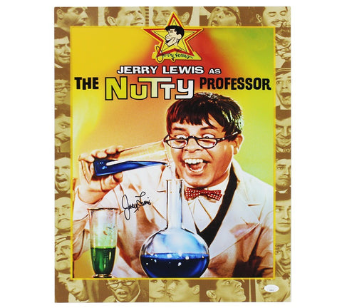 Jerry Lewis Signed Unframed 16x20 The Nutty Professor Multi-Color Photo