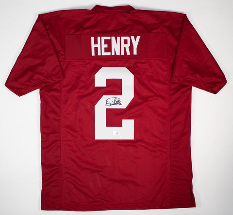 Derrick Henry Signed Alabama Crimson Tide Jersey (Beckett) Baltimore Ravens R.B.