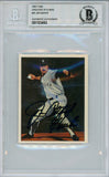 Jim Hunter Autographed 1982 TCMA Greatest Pitchers #25 Card Beckett Slab 38493