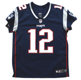 Tom Brady New England Patriots Signed Autograph Nike Elite Navy Jersey Fanatics
