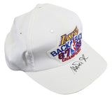Lakers Magic Johnson Signed 1987-1988 NBA Champions Hat BAS Witnessed #W426872