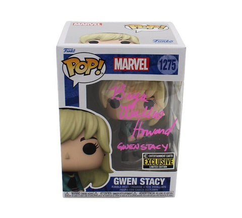 Bryce Dallas Howard Signed Marvel Gwen Stacy 1275 Funko Pop - Gwen Stacy - Pink