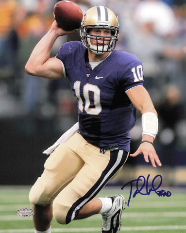 Jake Locker Autographed 8x10 Photo University of Washington MCS Holo #63161