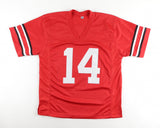 Ronnie "Rocket" Hickman Signed Ohio State Buckeyes Jersey "Go Bucks" (JSA)