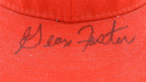 George Foster Signed Reds Logo Fitted Hat (MLB & Tristar) Big Red Machine Cap