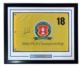 Tiger Woods Signed Framed 2008 PGA Championship Golf Flag BAS AC22580