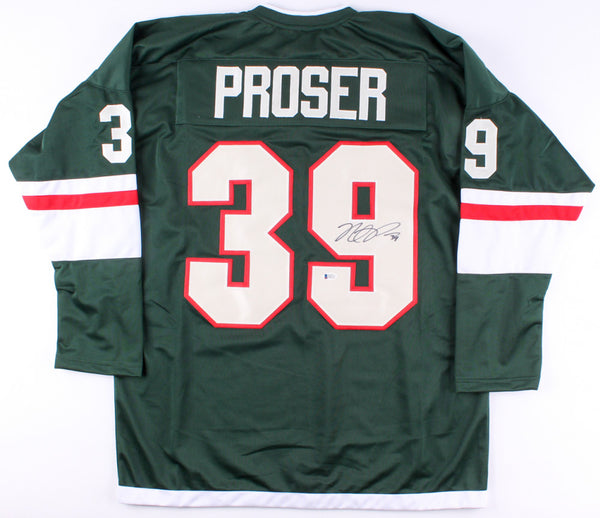Nate Prosser Signed Minnesota Wild Jersey (Beckett) Playing career 2010-2021