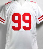 Javon Kinlaw Autographed White Pro Style Jersey - Beckett W Auth *R9