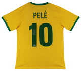 Pele Authentic Signed Brazil Jersey Autographed in Silver BAS