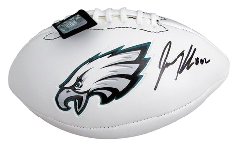 Jason Kelce Signed/Inscribed Philadelphia Eagles Logo Football PSA/DNA 208040
