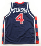 Allen Iverson Signed Team USA Jersey (Playball Ink) Philadelphia 76ers