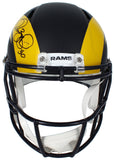 Jerome Bettis Autographed Los Angeles Rams Rivalries Full Size Helmet Beckett